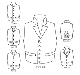1790 - 1850 Single-breasted Man’s Waistcoats (Vests) Pattern