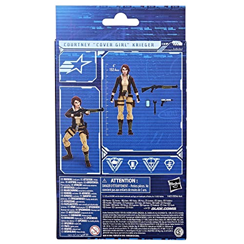 G.i. Joe Classified Series Courtney “Cover Girl” Krieger Action Figure 59 Collectible Premium Toy 6-Inch-Scale With Custom Package Art #TOP2
