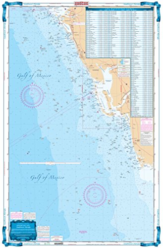 Waterproof Charts, Offshore Fish/Dive, 15F Southwest Florida Fishing