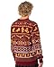 Harry Potter Sweater Men's Hogwarts House Mascot Quidditch Golden Snitch Ugly Sweater Knit Pullover (HogwartsV1, Large)