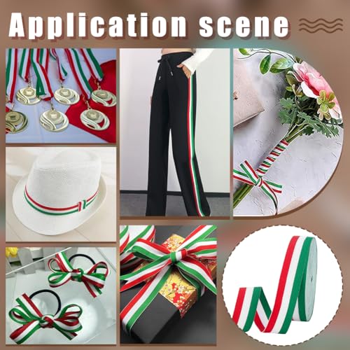 Ruban à rayures double face pour réussir facilement vos décorations de Noël et d'artisanat - 6
