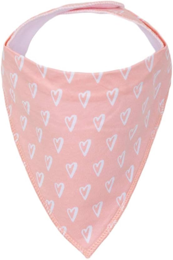 Kawaii Baby Essentials Bandana Bib Scarf Set | Extra Absorbent | Adjustable | 8-Pack for Baby Boys & Girls