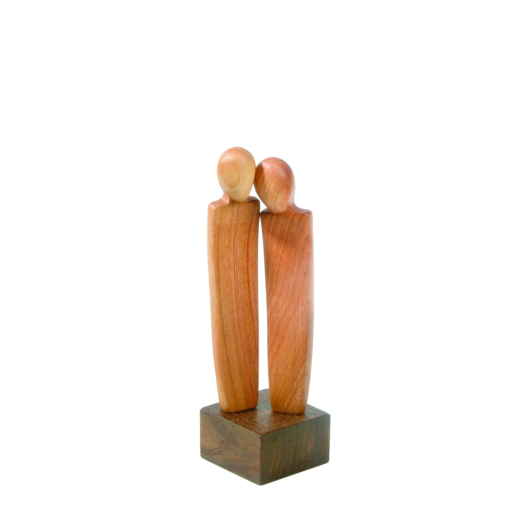 Stimmungsbarometer aus Zierholz, Deko Holzfiguren in Zwei Größen wählbar (Höhe 14.5 cm)
