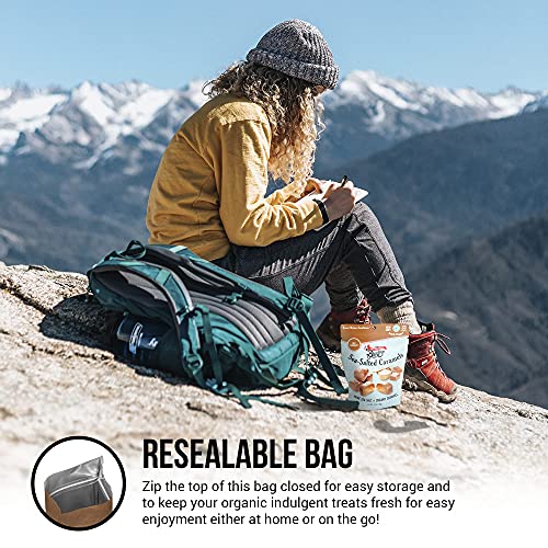 Bixby 6 Pack Dark Chocolate Sea Salted Caramels - Pure And Natural Gluten Free, Kosher, Non-Gmo Caramel Candy - Bite Size Gourmet Chocolate Snacks - 3.5Oz Bags, Pack Of 6 Bags #TOP4