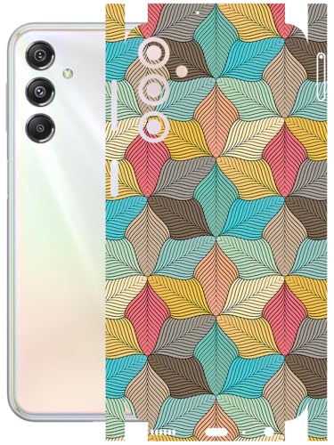 Image of AtOdds - Full Body Back Screen Guard Protector Film - Lamination Wrap Skin Sticker Compatible with Samsung Galaxy M34 (5G) | Scratchproof Matte Finish (Autumn)