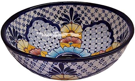 Mexican Vessel Bowl Sink Mexican Ceramic Bathroom # 169