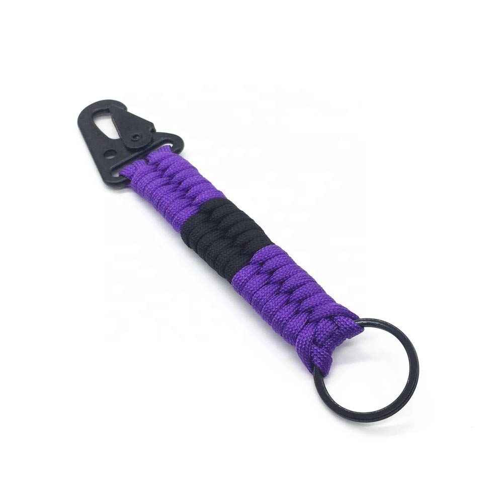 Oss-Bjj Combat Sports Purple - Brazilian Jiu Jitsu Ranked Keychain - Bjj Keychain - Jiu Jitsu Keychain - Selection Of Colours (Purple)