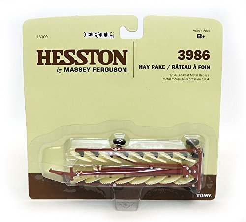 1/64th Hesston 3986 Wheel Rake by ERTL