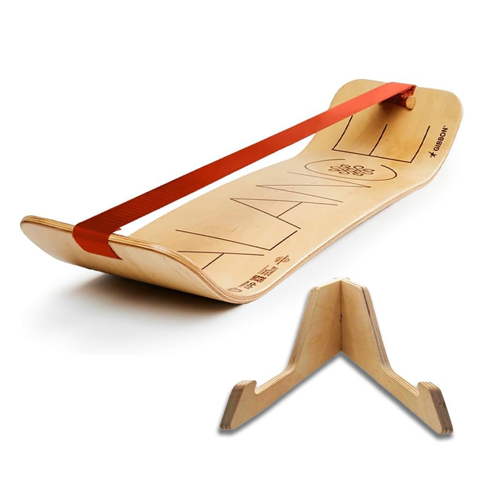 GIBBON SlackBoard, Balance Board Kids &amp; Adults, Slackline Balance Trainer