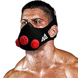 Training Mask 2.0 Original Elevation Training Mask, Fitness Mask, Workout Mask, Running Mask, Breathing Mask, Resistance Mask, Elevation Mask, Cardio Mask, Endurance Mask For Fitness (Red, Medium)