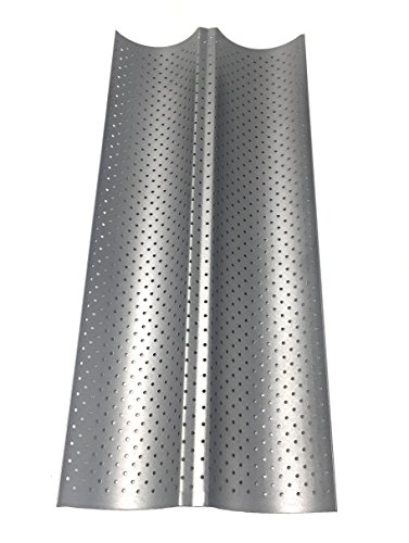 E.P 2PCS Non-stick Perforated Baguette Pan French Bread Mold Wave Loaf, 1 Pack