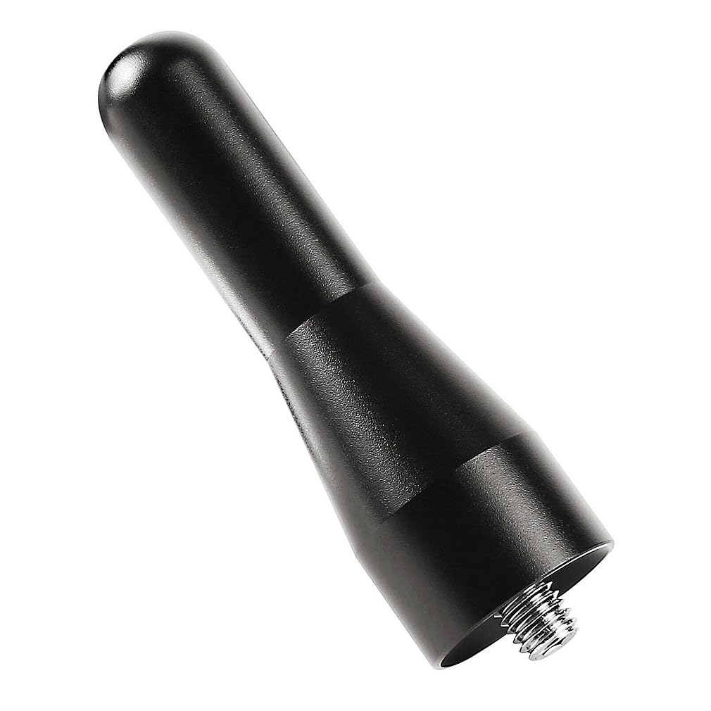 RCHFLI Antenna for Truck Chevy Colorado Antenna Replacement, Short 2 Inch Aluminum Design, Avoids Garage & Car Wash Hitting, Easy Installation, for 2015–2025 2026 Chevy Colorado