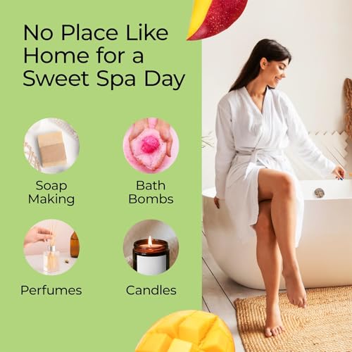 Image of Good Essential Mango Fragrance Oil for Diffuser, Soap, Candles, Room Spray, Lotion & Body Butter - 1 fl oz (30 ml) - Mango Scent Oil