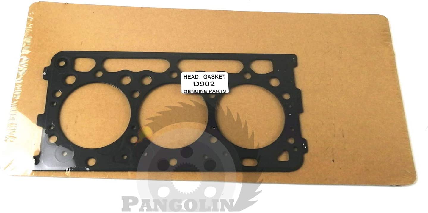 PANGOLIN D902 Engine Cylinder Head Gasket 1G962-03313 for Kubota D902 Diesel Engine Tractor Aftermarket Parts, 3 Month Warranty