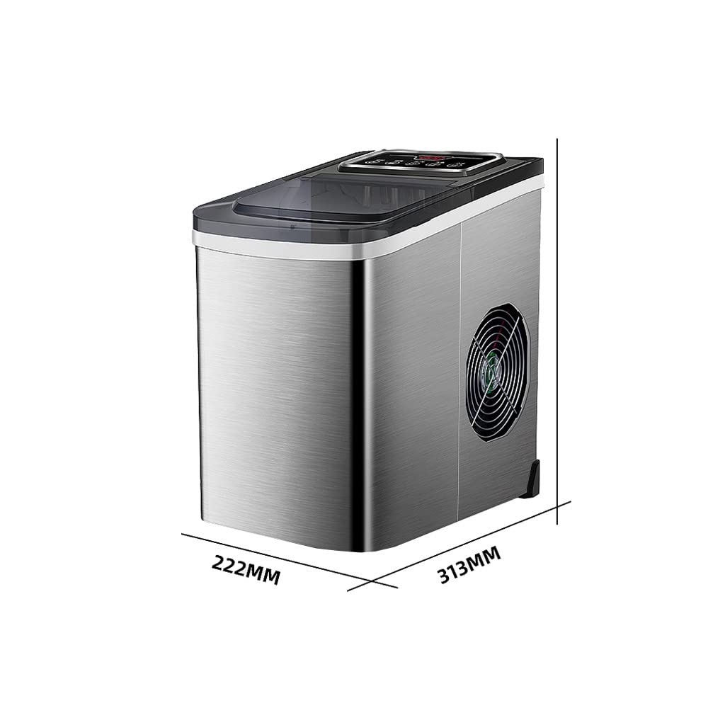 1 5 kg Touch Screen in Acciaio Inossidabile Produttore di Ghiaccio Piccolo Display di Temperatura di Pulizia della cronometraggio Domestico Piccolo