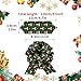woric 36 Pcs Christmas Bows for Gift Wrapping, Large Christmas Wrap Bows for Presents Baskets Bottles Xmas Gift Wrapping Holiday Decoration（4.33inch）
