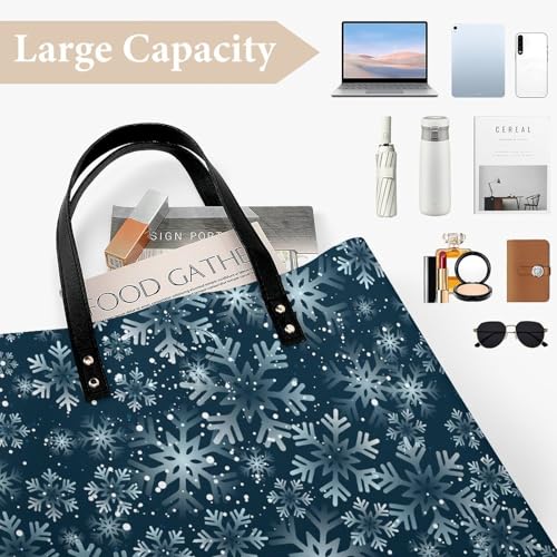 Sac cabas shopper flocons de neige pour éviter le manque de place - 6