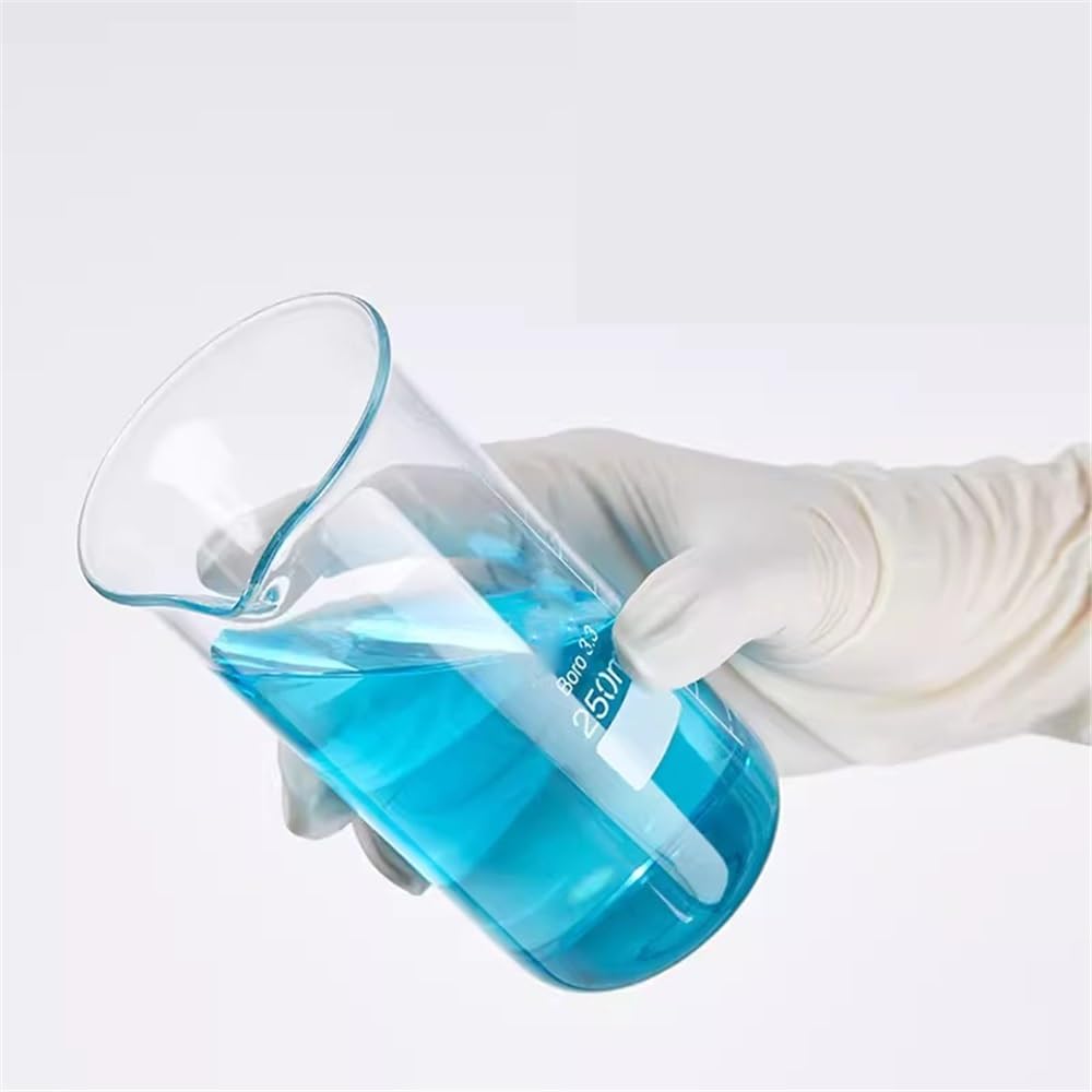 Cristalería de Laboratorio Vaso de precipitados de vidrio graduado resistente a altas temperaturas, equipo experimental, 100, 150, 250, 500, 800, 1000 y 2000 ml(2000ml)