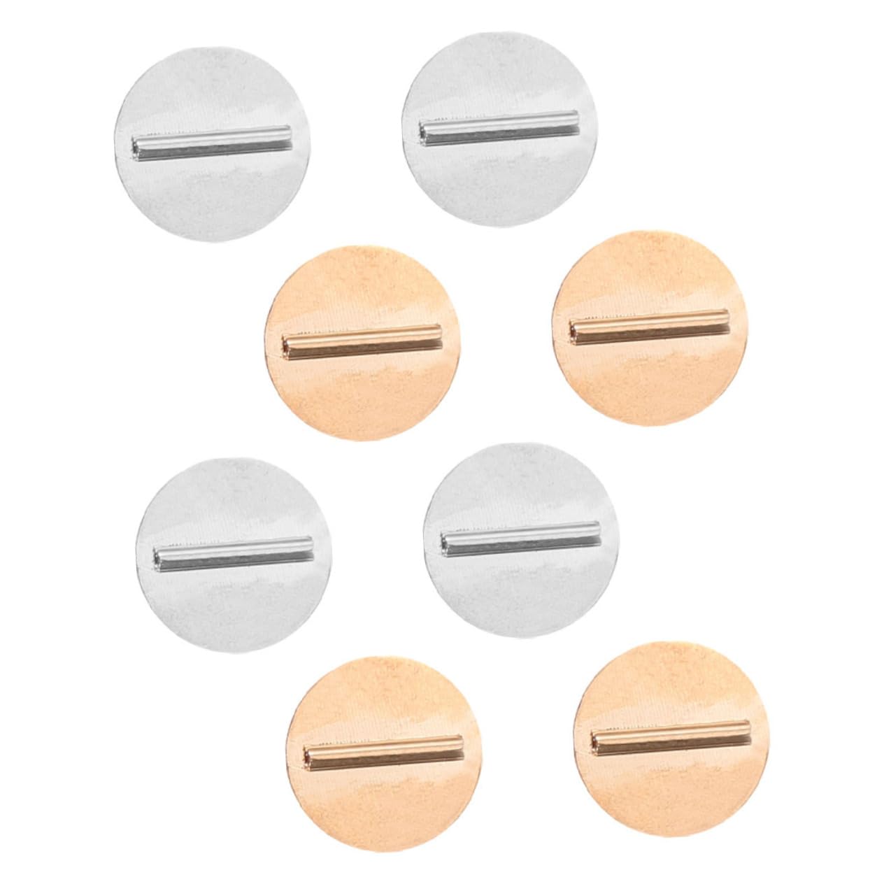 NUOBESTY 12pares Magnetic Brooch Buckles Reusable Metal Pin Converter for Clothing Fashion Accessories for Women and Girls Weddings Birthdays and Special Occasions