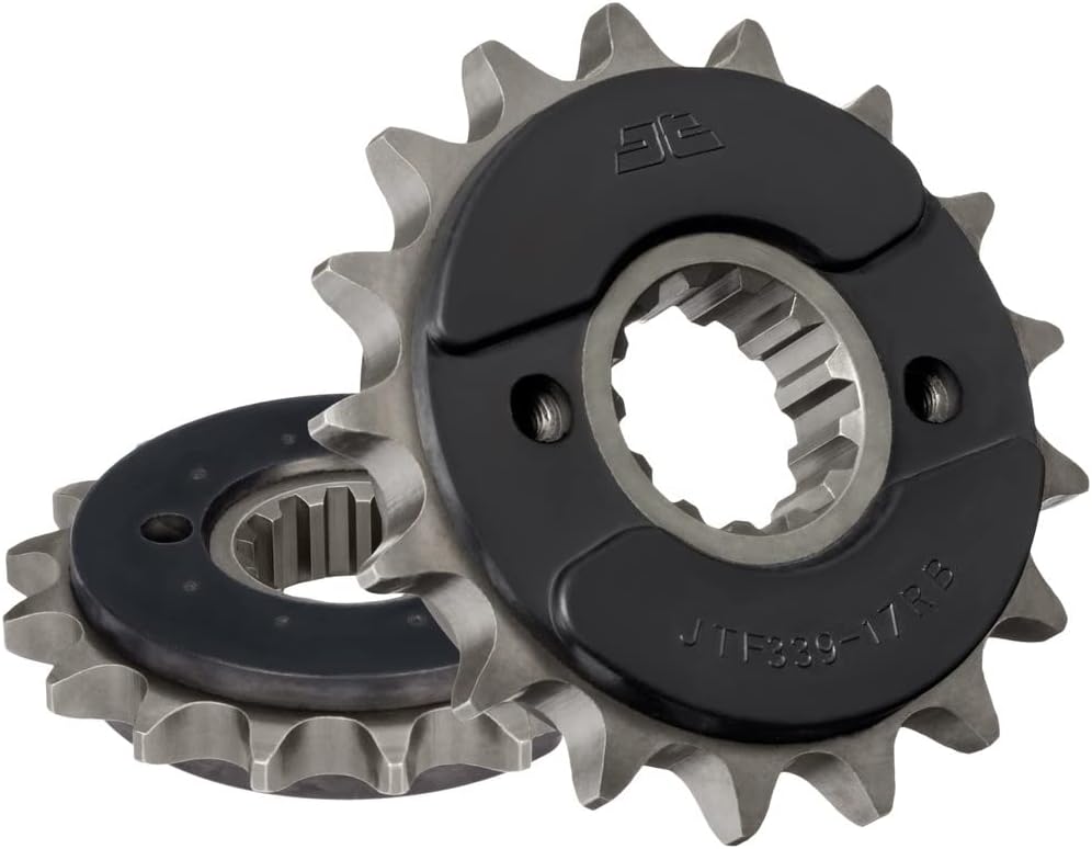 JT Sprockets JTF339.17RB 17 Tooth Rubber Cushioned Front Countershaft Sprocket