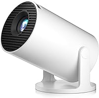 Vista 1 de [Proyector 4k/8K y Android 14.0] Mini proyector con Wifi y Bluetooth 5.4, aplicaciones integradas, Keystone automático, proyector inteligente