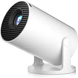 Salange HY300 Mini Projetor Portatil, 5G WiFi 6 Bluetooth 5.0, Smart Projetor Android 11, 8500 Lumens Proyetor LED 4K 1080P Full HD Suporte (EU Plug)