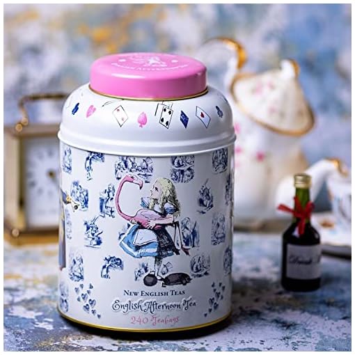 Vintage Alice in Wonderland tea caddy - Image 3