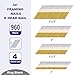 HW HAMWOO 34°Framing Nails,D Head Nail Pack,Hot Dipped Galvanized Paper Tape Strip Nails,Ring Shank,for 30 to 34 Degree Framing Nailer(2