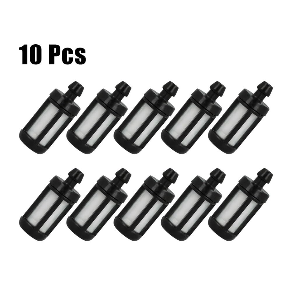 10 filtros de Combustible Aptos for motosierras de jardín, sopladores, carburadores, Herramientas de jardín, cortacésped, Filtro de Combustible MS361 MS381