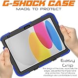 TECHGEAR G-SHOCK Case for iPad 11" A16 (11th Gen 2025) & 10.9" (10th Gen 2022), Heavy Duty Rugged Shockproof Protective Screen Protector Case with Stand, For Schools, Builders, Kids, Everyday Use - Image 8