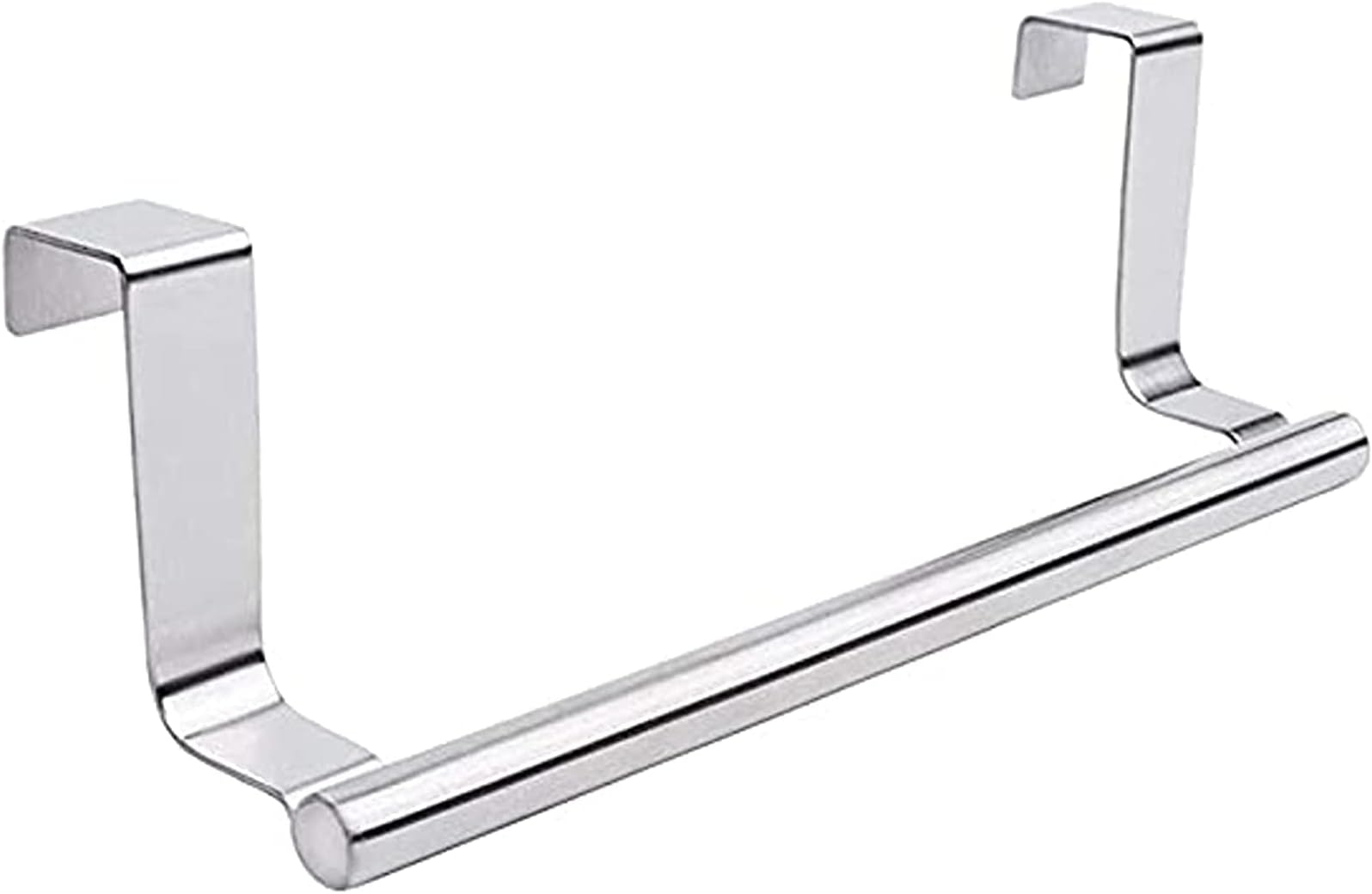 Stainless Steel Towel Bar Holder Cabinet Hanger Over Door Kitchen Hook Drawer Storage.