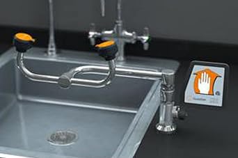 Guardian G1806 90 Degree Swivel Deck-Mounted Eyewash, Right Hand Mounting