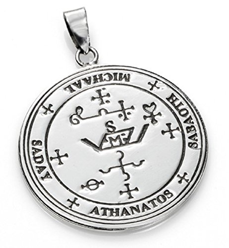 KERALA Colgante en Plata 925 con el Sello del arcangel S. Miguel. 3 cm.