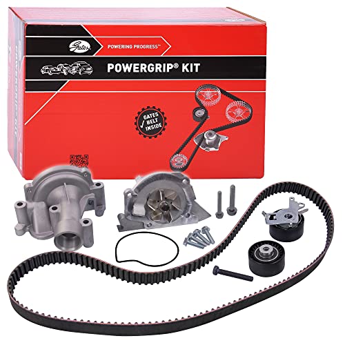 Kit Distribution Gates PowerGrip + Pompe à Eau KP15558XS - Kit Complet Pour Remplacement Courroie De Distribution - 10