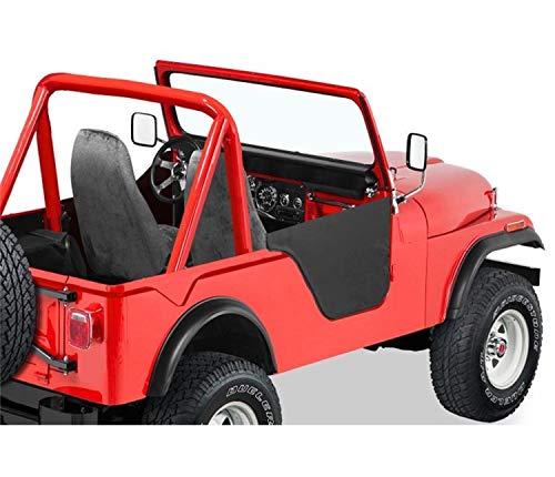 Bestop 5302701 Black Lower Fabric Half Doors For 1976-1983 Cj5 #TOP16