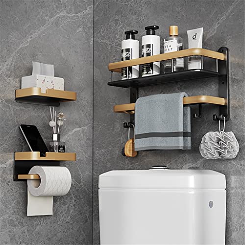 Portarrollos de baño dorado para apoyar el móvil cómodamente en el aseo 6