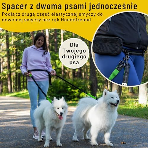 Bungee do smyczy do joggingu, przedłużka smyczy dla psa