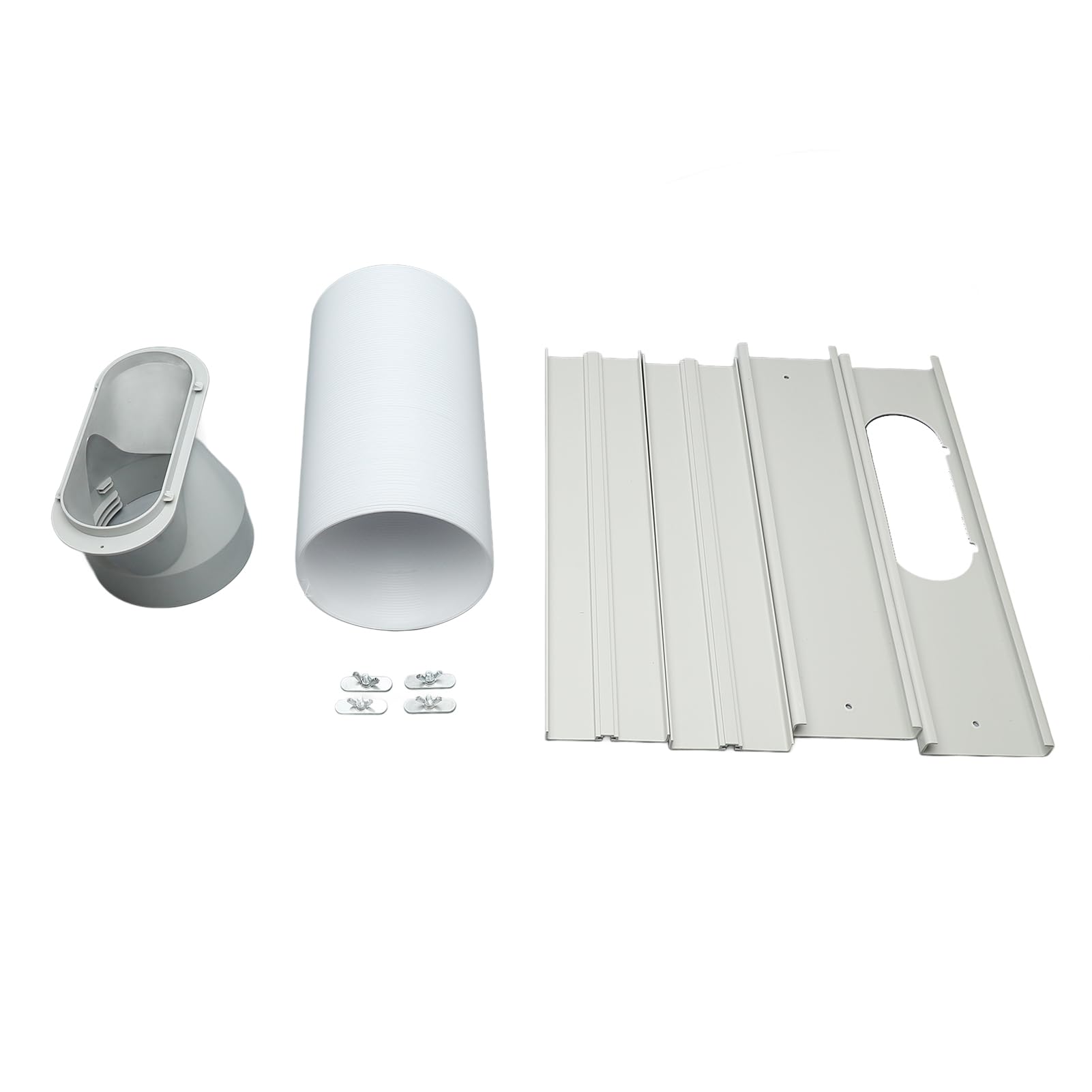 Gonetre Kit di Guarnizioni per Finestre per Condizionatori d'Aria, 4 Piastre di Tenuta per Finestre Portatili per Condizionatori d'Aria, Kit per Finestre per Condizionatori d'Aria,