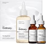 The Ordinary The Bright Set, 3-Step Regimen for Radiant, Even Skin Tone with Glycolic Acid 7% Exfoliating Toner, Alpha Arbutin 2% + HA, and Caffeine Solution 5% + EGCG Eye Serum | Skin Care Set
