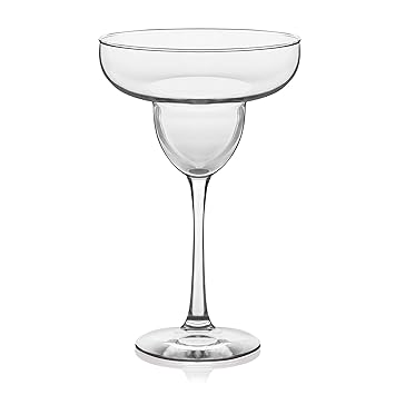 Florion Crystal Clear Margarita Cocktail & Wine Glasses - 200 ML - (2 Pcs)