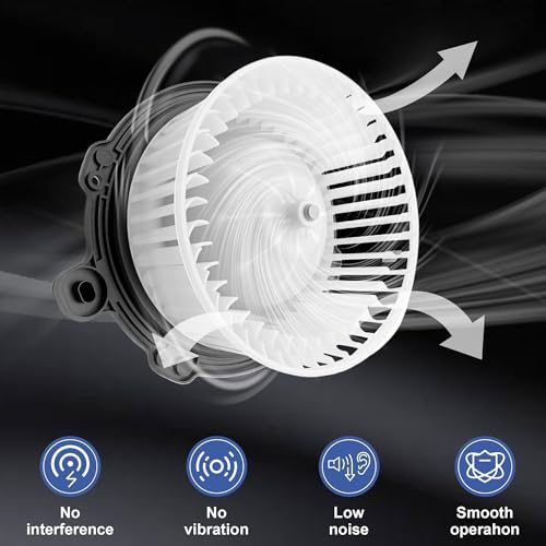 Image of PartsFlow HVAC Heater Blower Motor with Wheel For 1995 1996 1997 1998 1999 2000 2001 2002 2003 2004 2005 2006 2007 Isuzu NPR NQR NRR 8943248110
