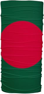 Bangladesh Flag Multifunctional UV Protection Headband Face Dust Mask Bandana