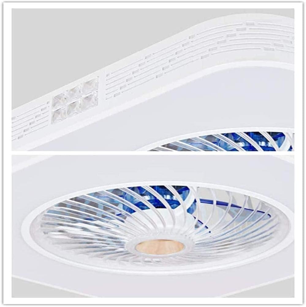 Special Ceiling Fan Lights and Remote-Control Modern Ceiling Lights Dimmable Fan Lighting for Living Room BedroomLED Ceiling Fan with Lights Stepless Dimmable-B