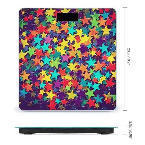 Báscula digital de baño de vidrio templado Many Stars miniatura 2