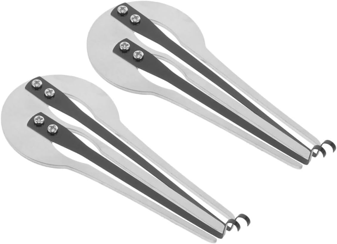 BESPORTBLE 2pcs Double Tone Mouth Harp for Folk Music Portable Jaw Harp Instrument for Beginners Professional Musical Instruments for Travel