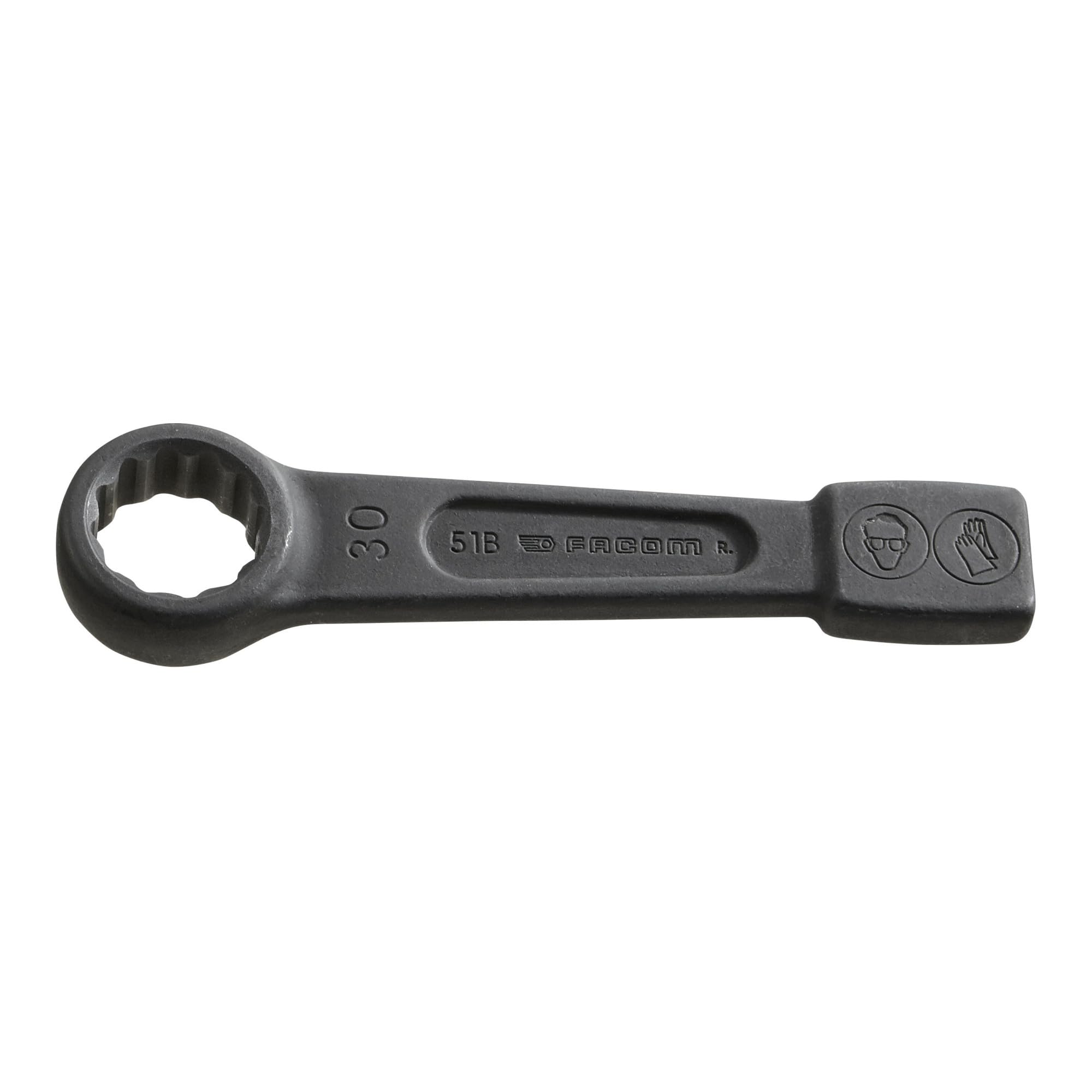 Facom Burnished Ring Bump Key - 27 Mm, Pack Of 1, 51B.27