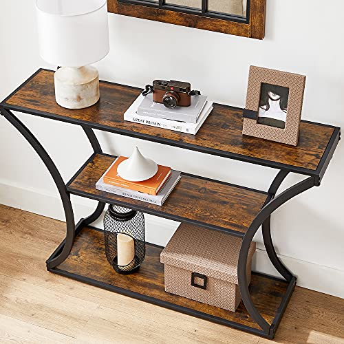 Console Industrielle 120 cm Effet Bateau Marron VASAGLE