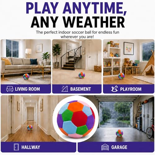 Safe Sport Gear The House Ball Indoor Soccer Ball