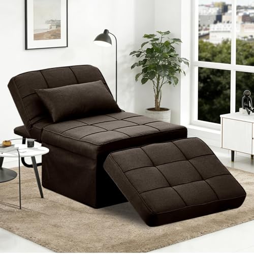Sillón Convertible Plegable Marrón