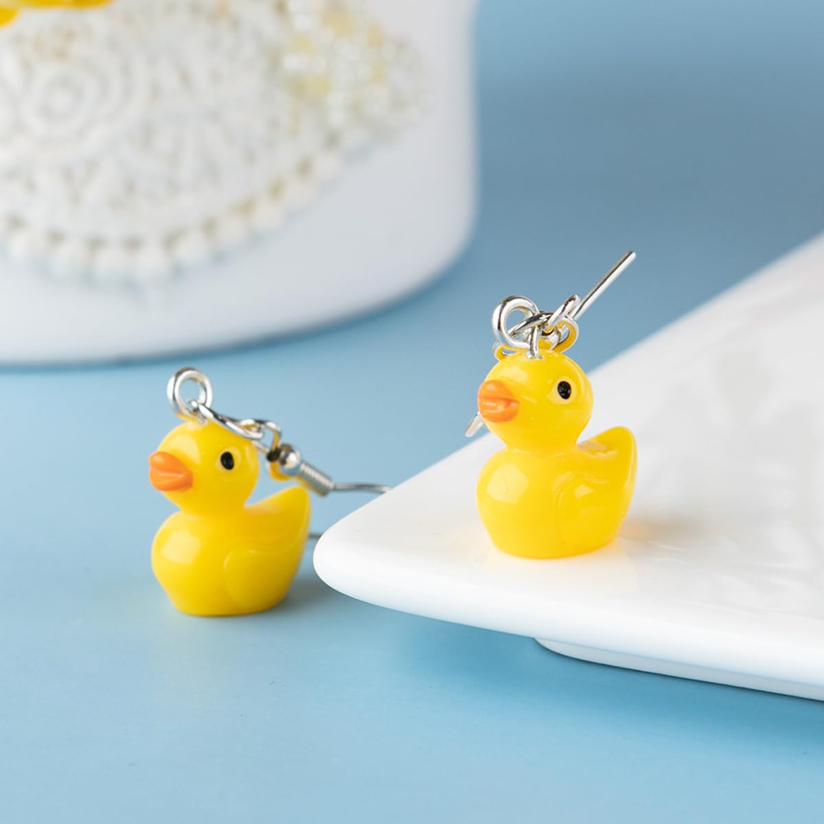 Amazon | 10個 アヒル チャーム ミニ 樹脂 ペンダント ネックレス